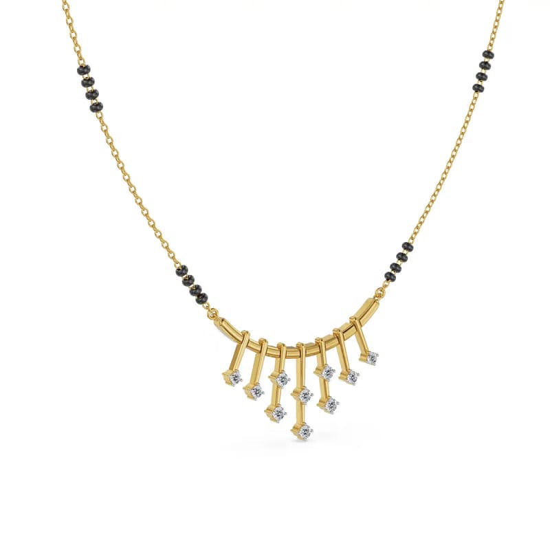 Sparkle Lab Grown Diamond Mangalsutra