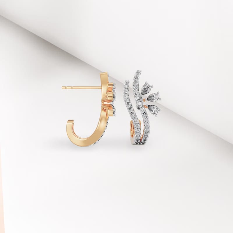 Sparkling Lab Grown Diamond Earrings