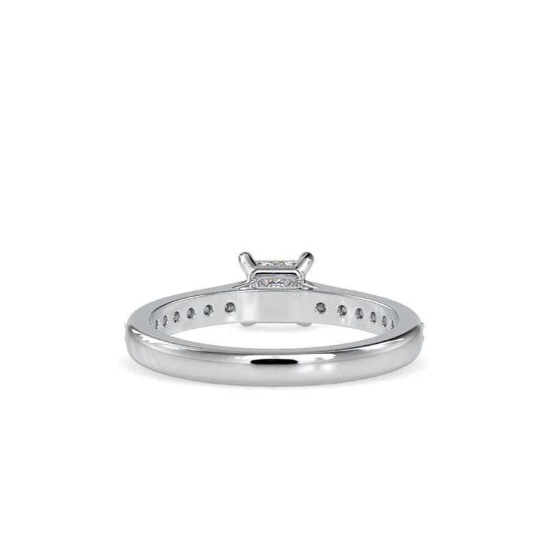 Sparkling Princess Cut Lab Grown Diamond Ring