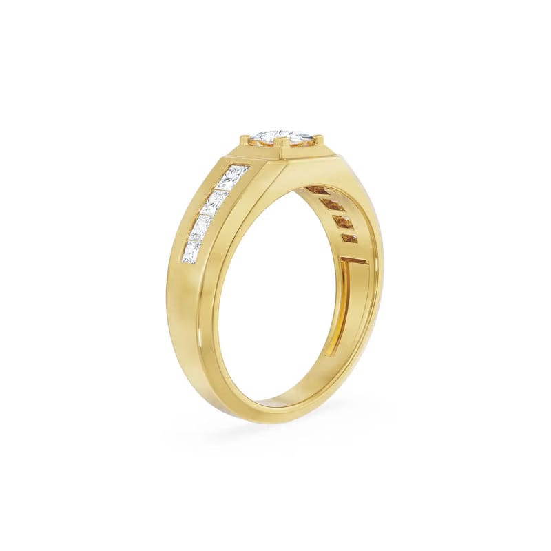 Square Cut Timeless Men's Ring_in_stock