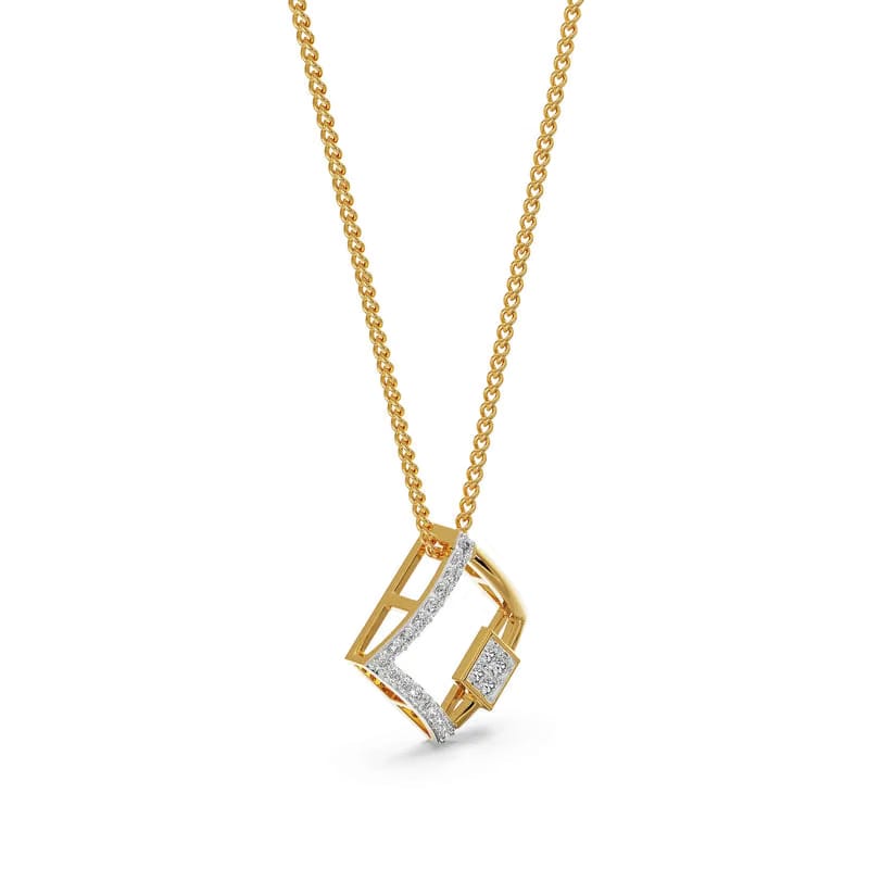 Squared Beauty Lab Grown Diamond Pendant