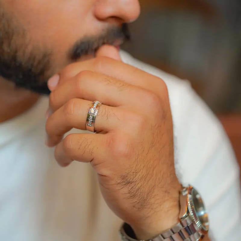 Stardust Lab Grown Diamond Ring for Men