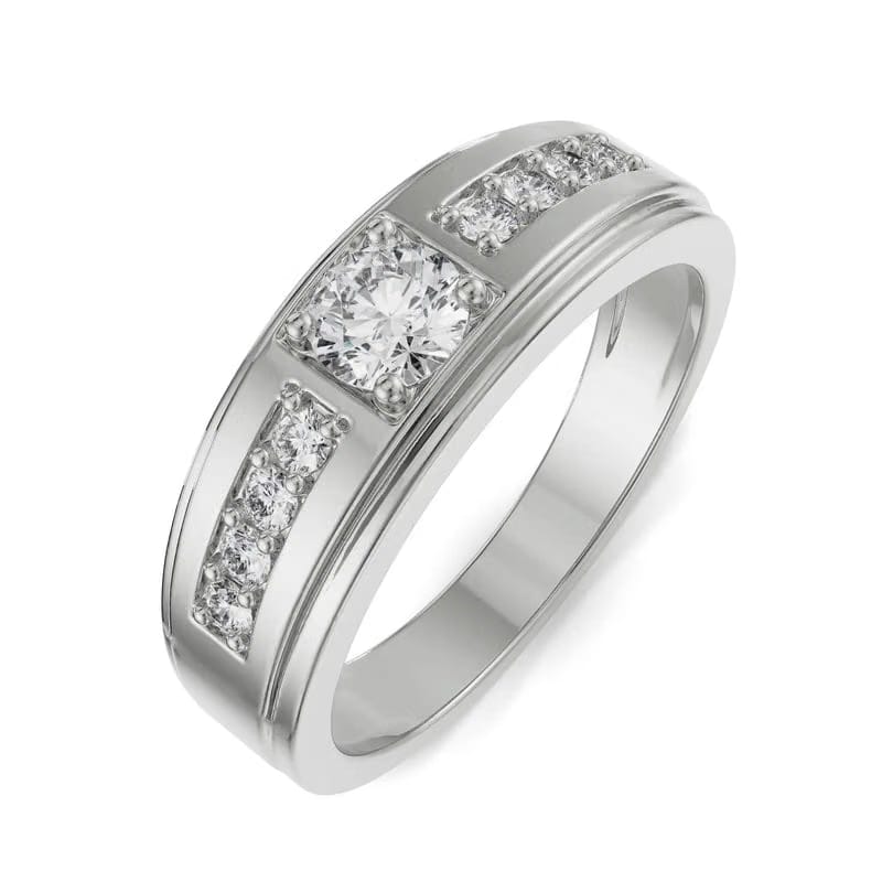 Stardust Lab Grown Diamond Ring for Men 9KT
