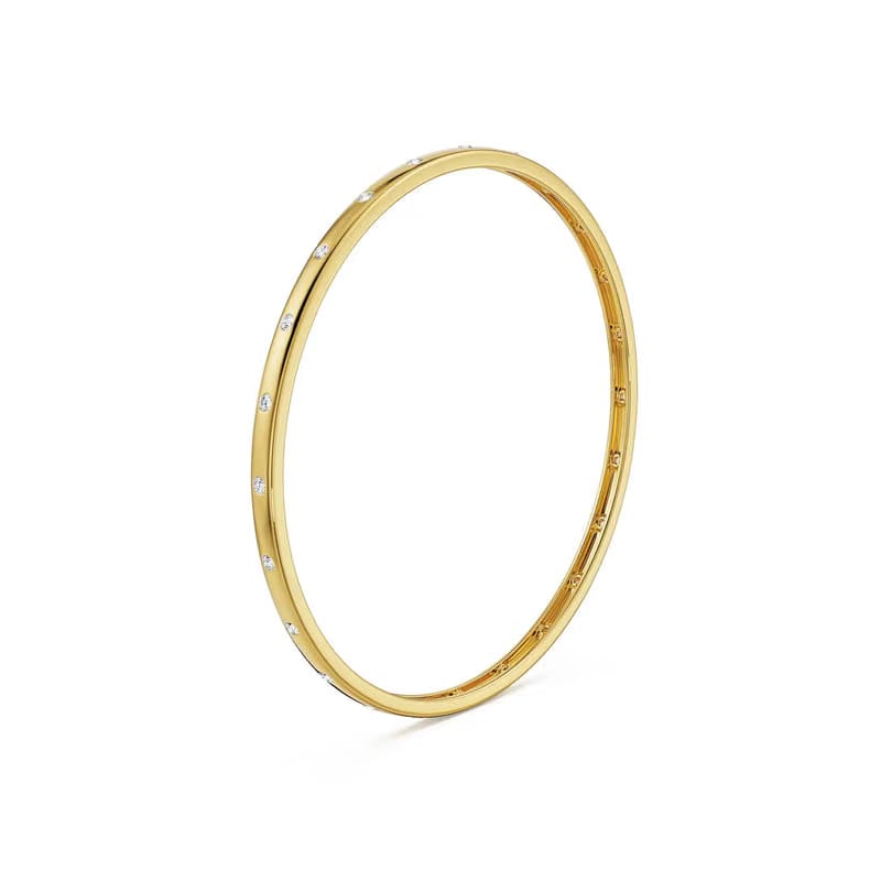 Starlight Row Lab Grown Diamond Bangle