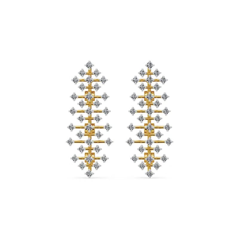 Starlit Rosé Lab Grown Diamond Chandelier Earrings