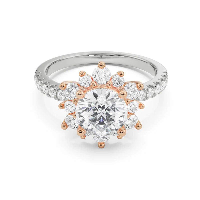Starry Round Diamond Ring_in_stock