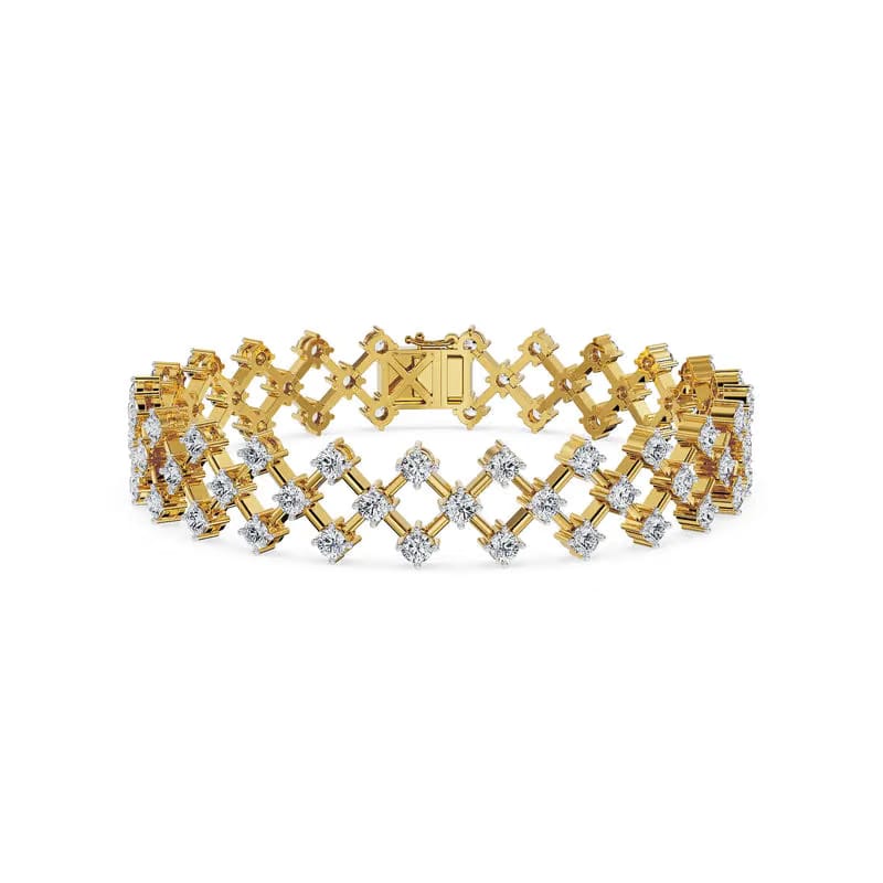 Sterling Lab Grown Diamond Tennis Bracelet