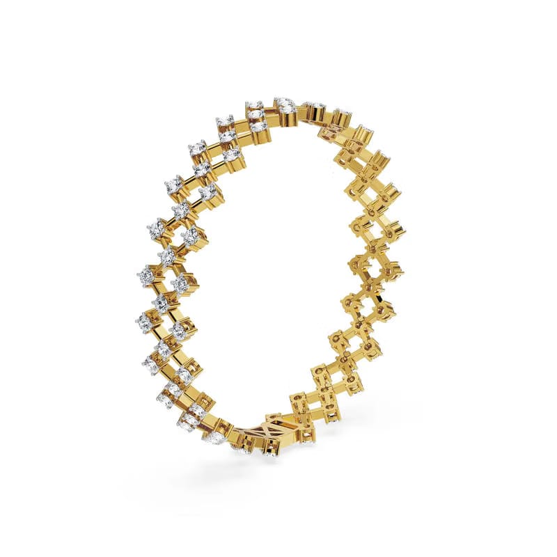 Sterling Lab Grown Diamond Tennis Bracelet