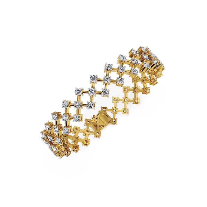 Sterling Lab Grown Diamond Tennis Bracelet