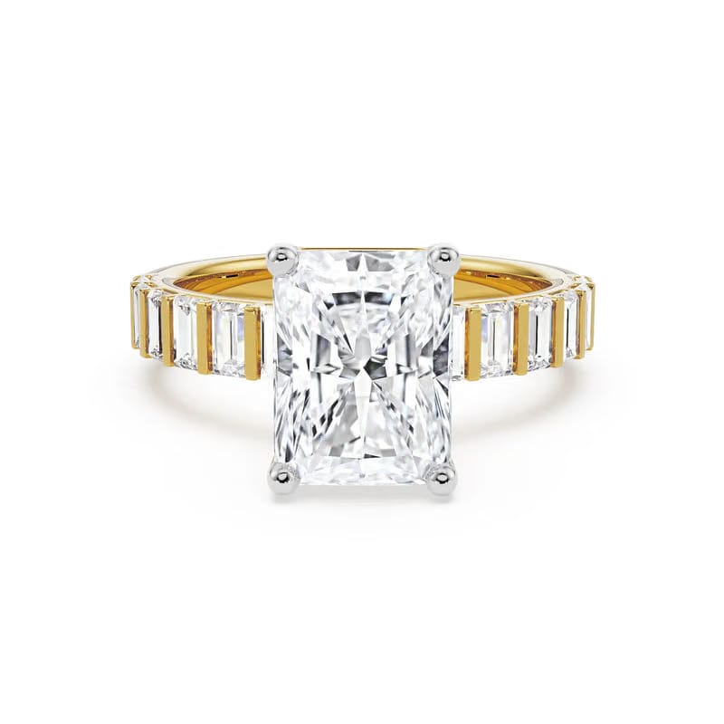 Sterling Radiant Lab Grown Diamond Ring 9KT