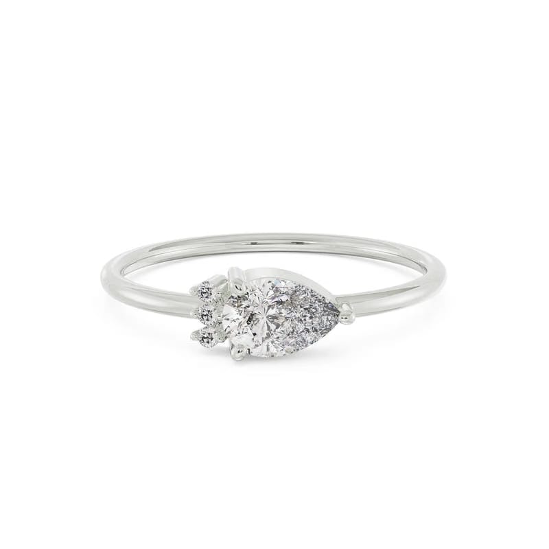 Stunning Pear Lab Grown Diamond Ring