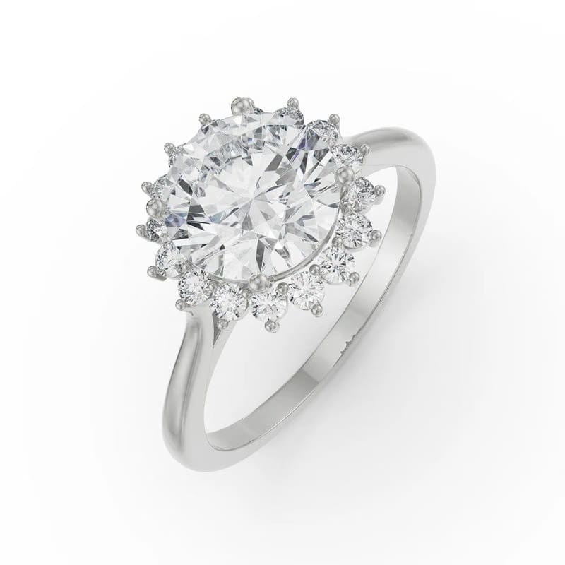 Sunkissed Halo Lab Grown Diamond Ring