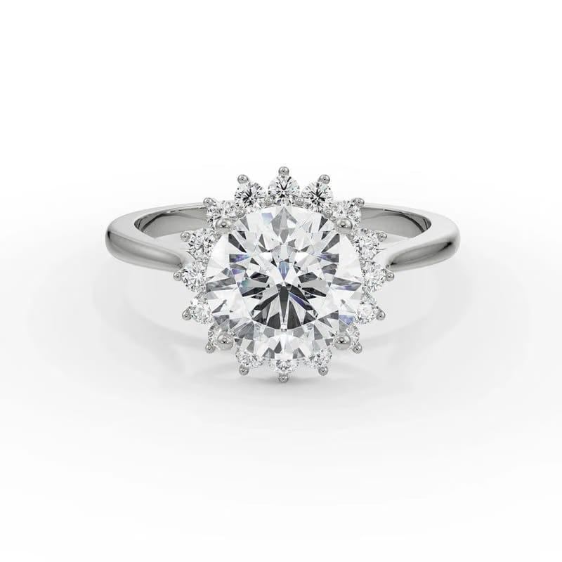 Sunkissed Halo Lab Grown Diamond Ring 9KT