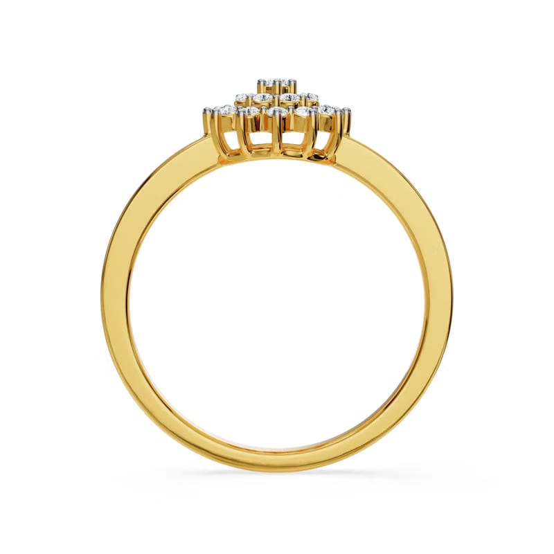 Sunrise Lab Grown Diamond Ring 9KT