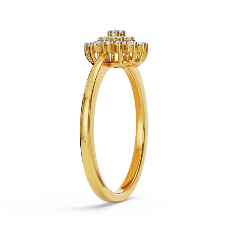 Sunrise Lab Grown Diamond Ring 9KT