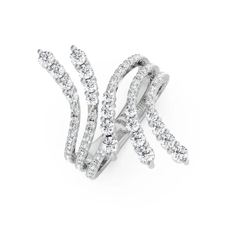 Suzie Lab Grown Diamond Cocktail Ring 9KT