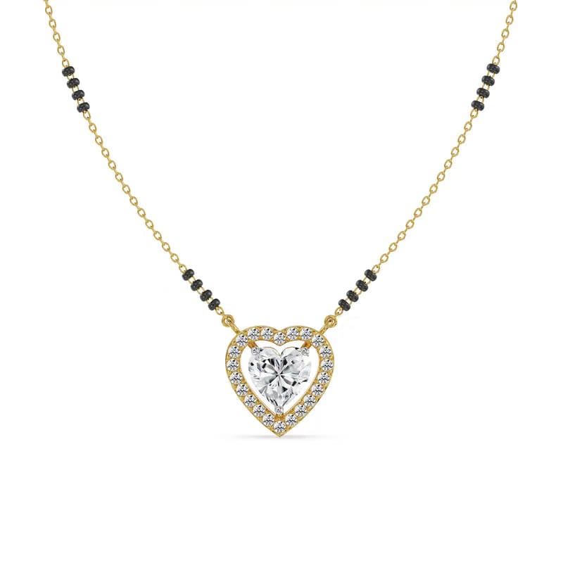 Sweetheart Lab Grown Diamond Mangalsutra