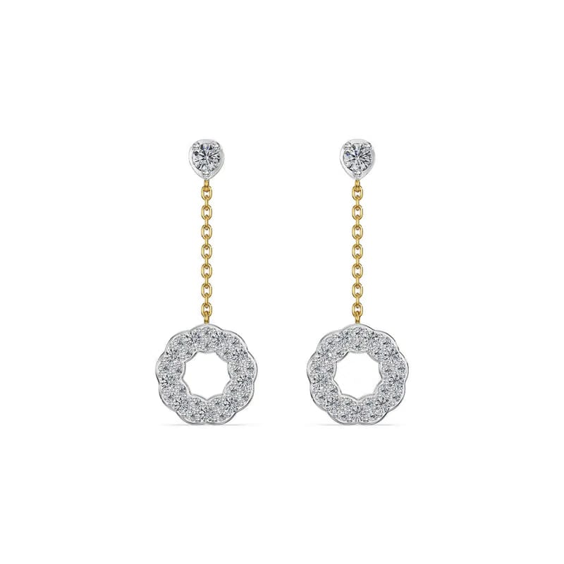Symmetry Dual Aura Lab Grown Diamond Earrings