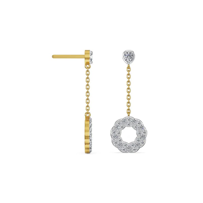 Symmetry Dual Aura Lab Grown Diamond Earrings