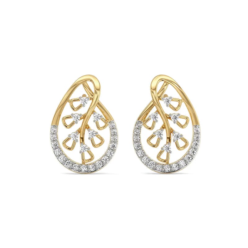 Teardrop Glow Lab Grown Diamond Earrings