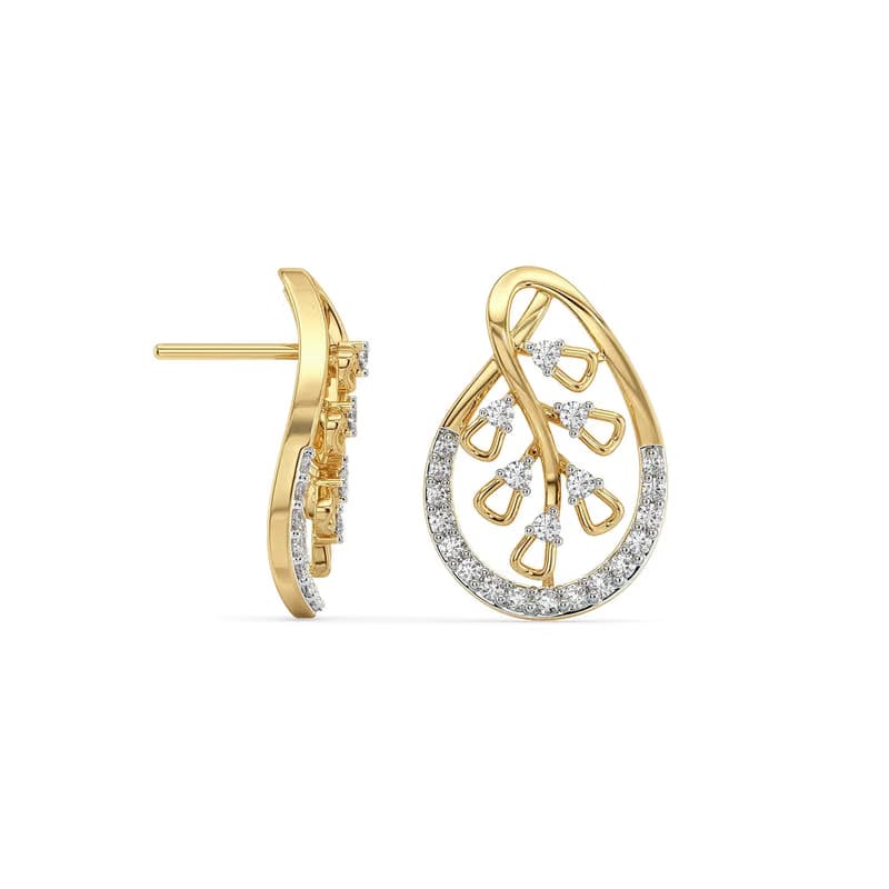 Teardrop Glow Lab Grown Diamond Earrings