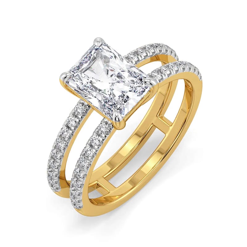 Terisa Radiant Lab Grown Diamond Engagement Ring