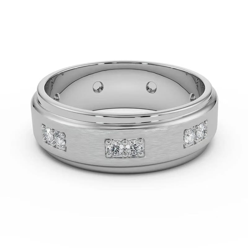 Tezz Lab Grown Diamond Band for Men 9KT