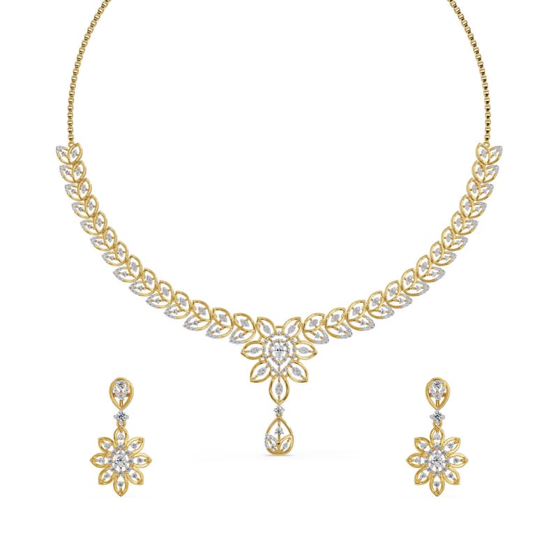 The Garden of Glow Lab Grown Diamond Necklace Set