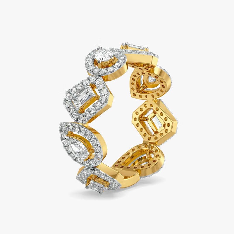 The Halo Vault Lab Grown Diamond Ring 9KT