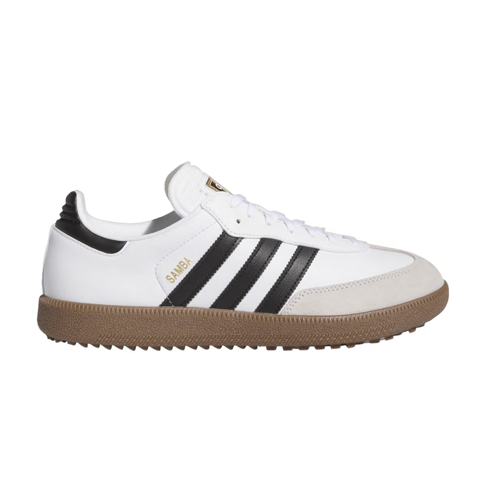 Samba Spikeless Golf White Black Gum