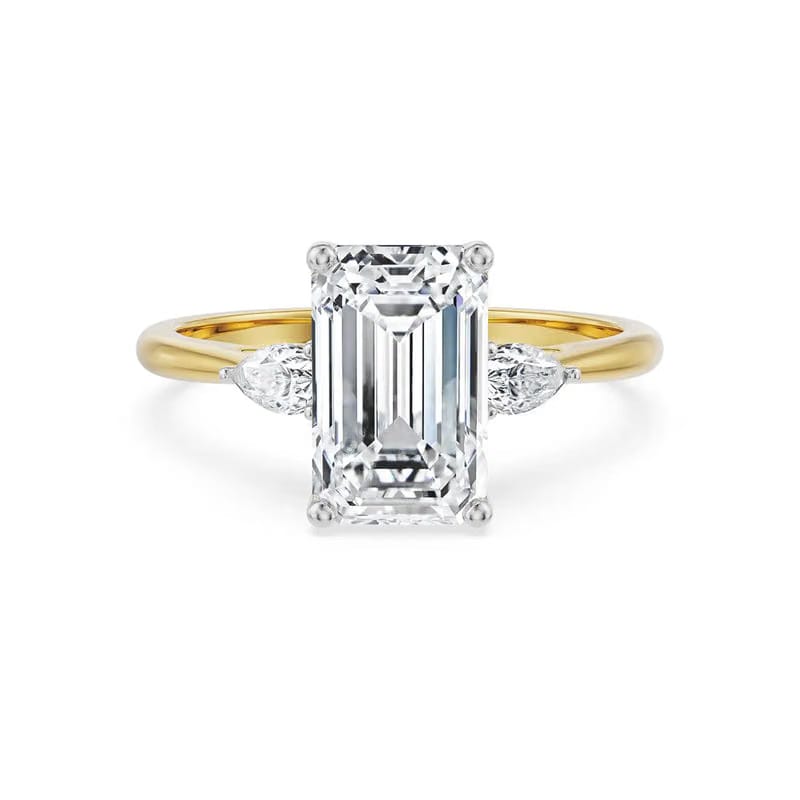 Three Stone Lab Grown Diamond Bridal Ring