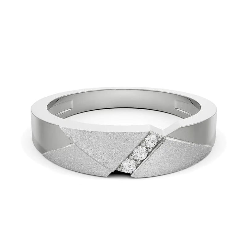 Tiego Lab Grown Diamond Band for Men 9KT