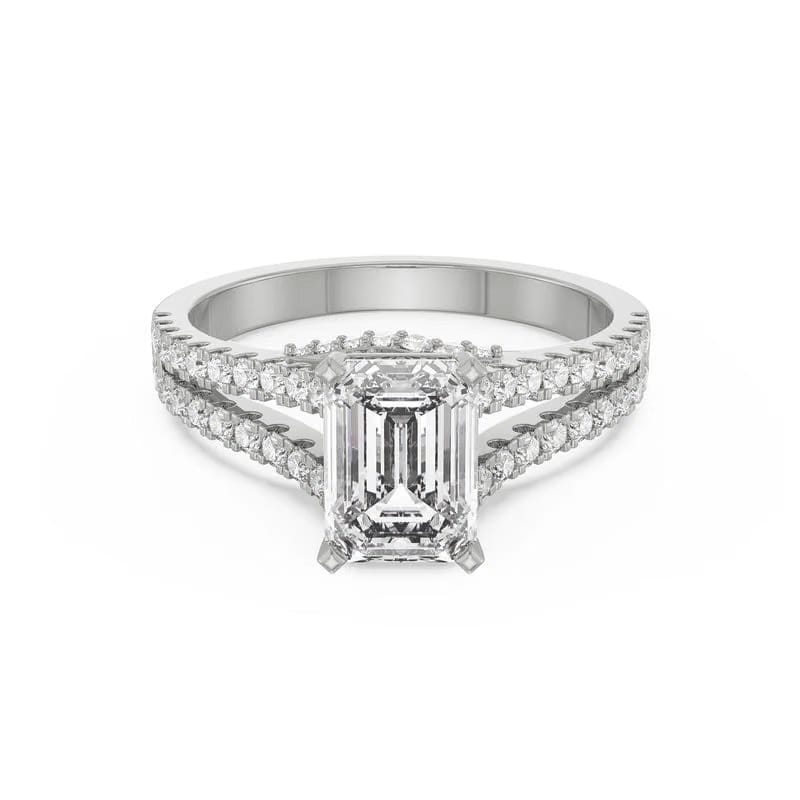 Timeless Emerald Diamond Ring_in_stock