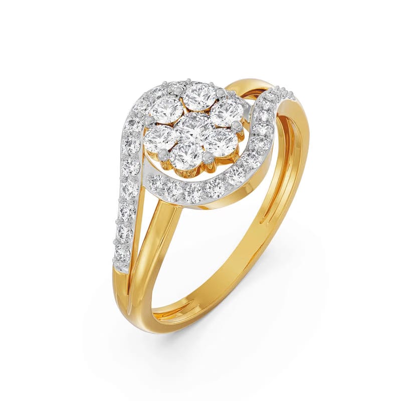 Timeless Glamour Lab Grown Diamond Ring 9KT