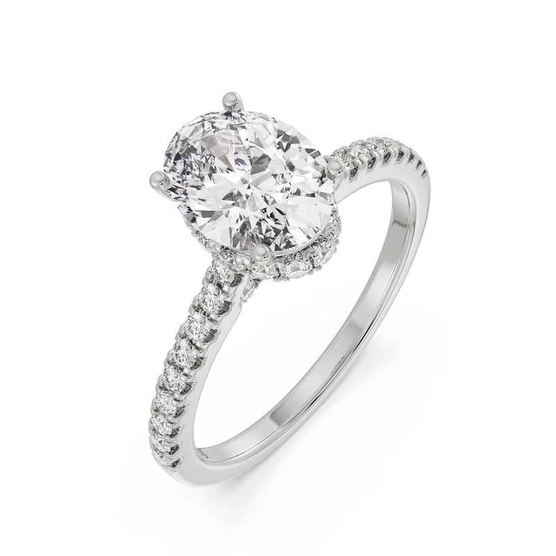 Timeless Oval Lab Grown Diamond Ring