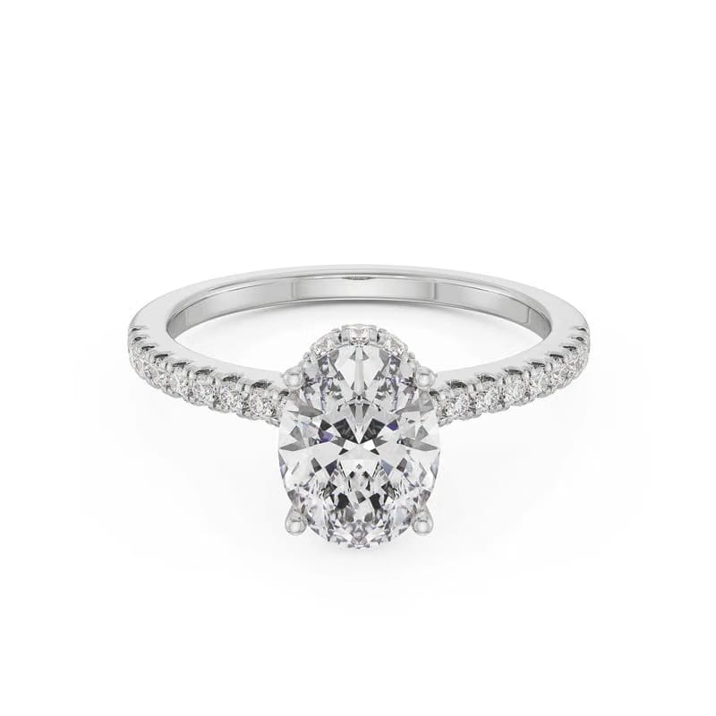 Timeless Oval Lab Grown Diamond Ring