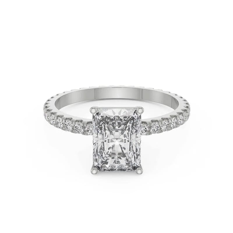 Timeless Radiant Diamond Ring 9KT