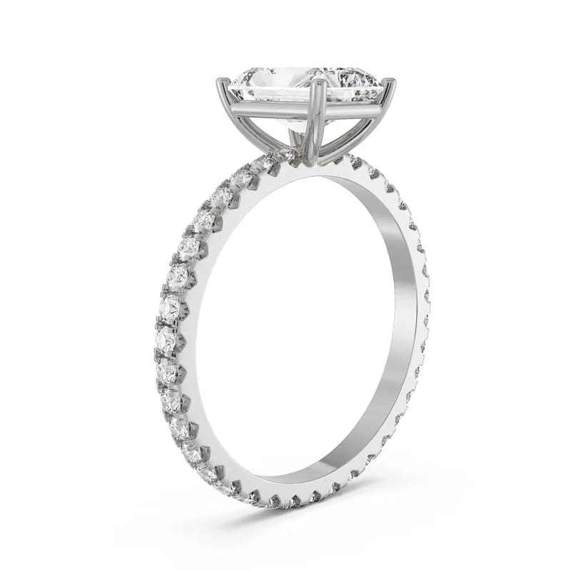Timeless Radiant Diamond Ring 9KT