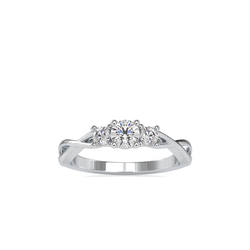 Timeless Three Stone Lab Grown Diamond Ring