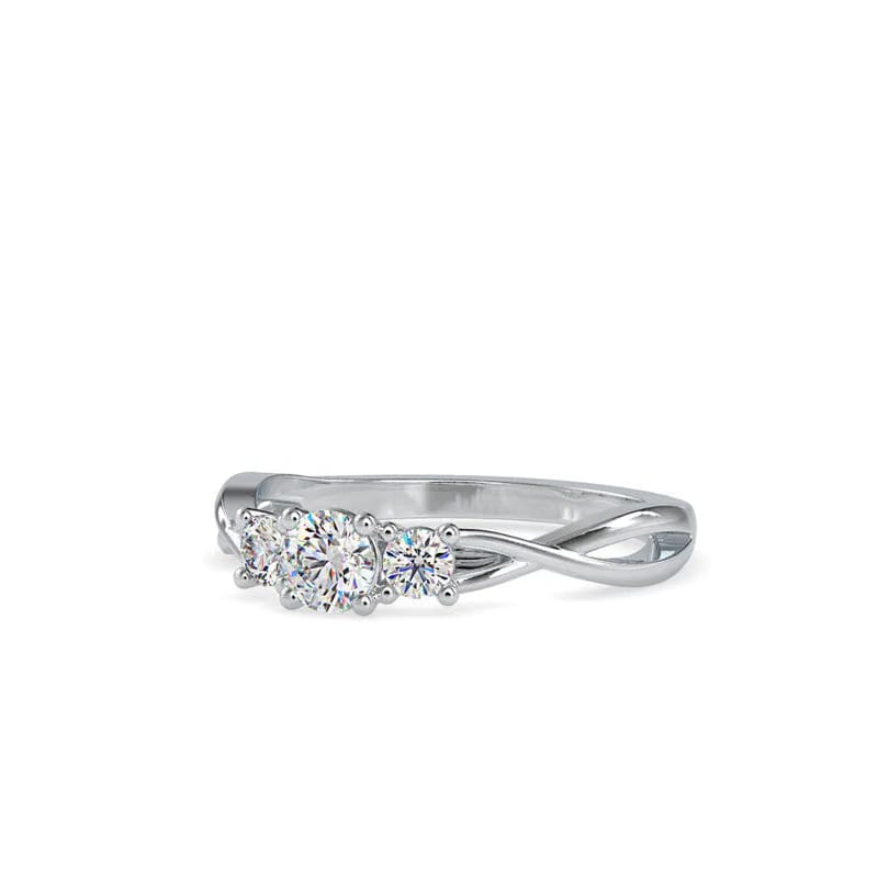 Timeless Three Stone Lab Grown Diamond Ring 9KT