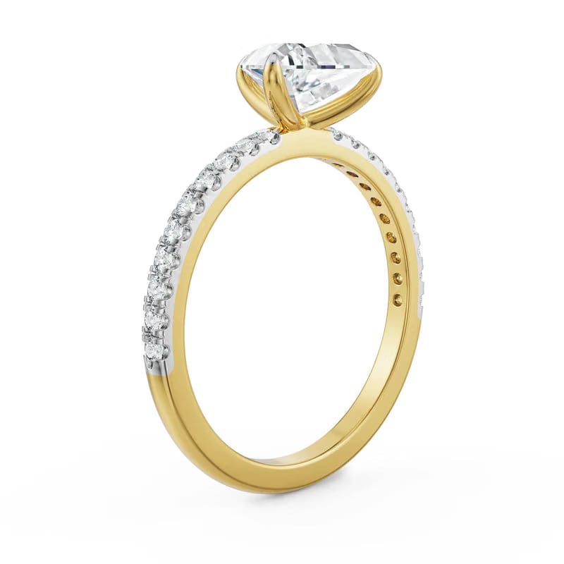 Timeless Triliion Lab Diamond Engagement Ring 9KT
