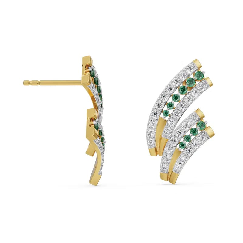 Tina Shimmering Lab Grown Diamond Earrings 9KT