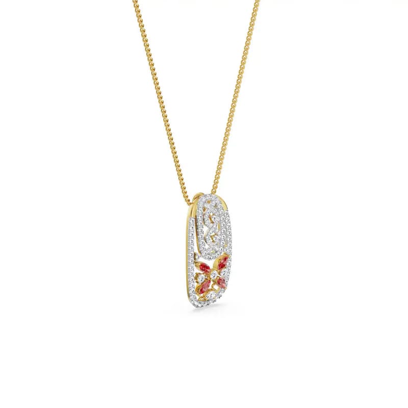 Tira Lab Grown Diamond Pendant 9KT