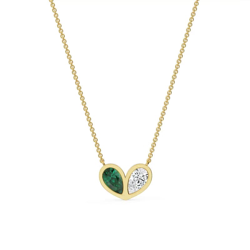 Toi et Moi Lab Grown Diamond Necklace
