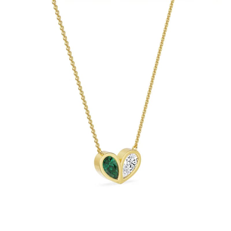 Toi et Moi Lab Grown Diamond Necklace