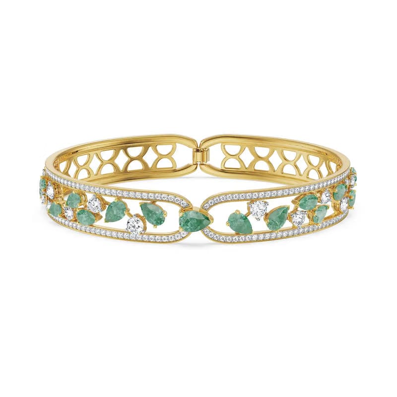 Tracy Emerald Lab Grown Diamond Bracelet