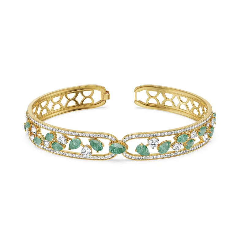 Tracy Emerald Lab Grown Diamond Bracelet 9KT