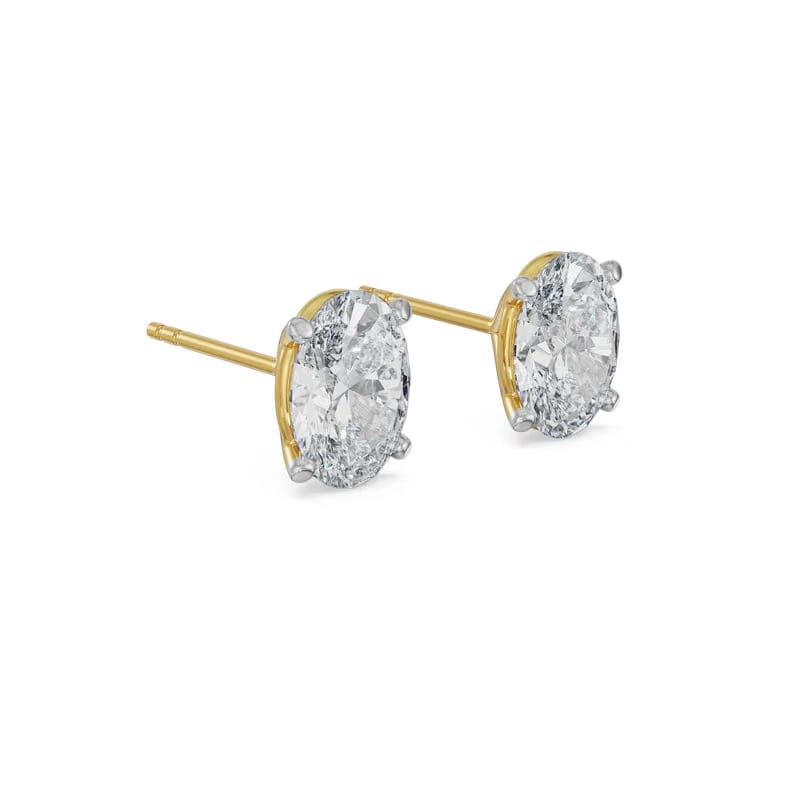 Tri Lab Diamond Drop Necklace Set