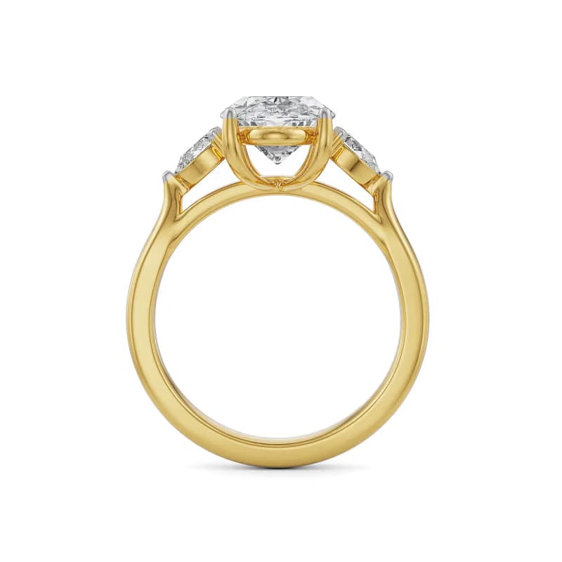 Tri Solitaire Diamond Ring_in_stock