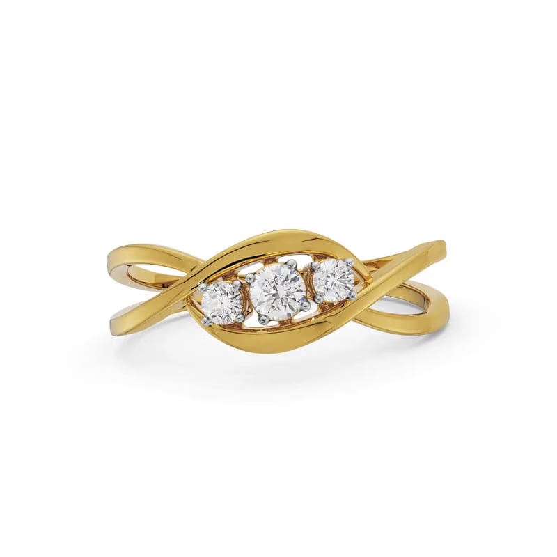 Trifecta of Lab Grown Diamonds Band 9KT